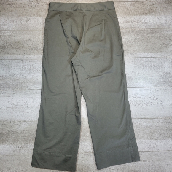 ATM Brushed Twill Crop Wide Leg Pants Crop Size 10 - Picture 9 of 11